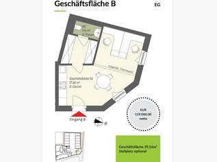 ++ SMARTE GESCHÄFTSFLÄCHE in KRITZENDORF ++, 119000 €, Immobilien-Gewerbeobjekte in 3400 Kritzendorf
