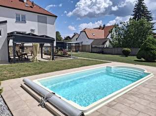 Provisionsfrei: Modernes Einfamilienhaus mit Pool, PV-Anlage, Erdwärme & großem Garten, 480000 €, Immobilien-Häuser in 3751 Sigmundsherberg
