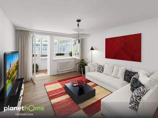 Raum für Ideen! Sanierungsbedürftige 3 Zimmer + separate Küche + Loggia im 5. Obergeschoss, 298000 €, Immobilien-Wohnungen in 1200 Brigittenau