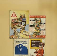 Vintage Werbebroschüren Dr. Oetker & Haas - Sammlung 4 Stk.