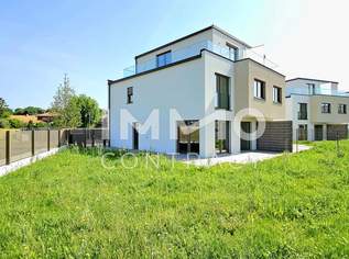 Mietkauf: Exklusive große Doppelhaushälfte auf Eckgrundstück - Modern - Lichtdurchflutet, 1894.75 €, Immobilien-Häuser in 2486 Katastralgemeinde Pottendorf