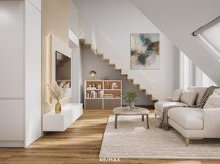 ERSTBEZUG I MAISONETTE-DACHGESCHOSS I TERRASSE I 2x BALKON I PROVISIONSFREI, 776000 €, Immobilien-Wohnungen in 1210 Floridsdorf