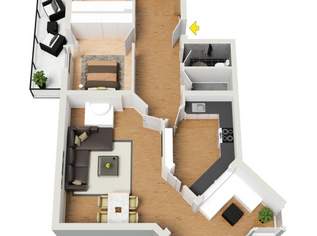 Gemütlich & heimelig: Ihr neues Zuhause mit Wintergarten-Charme, 449000 €, Immobilien-Wohnungen in 6353 Gemeinde Going am Wilden Kaiser