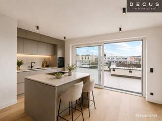 | 3,5 ZIMMER WOHNUNG | STILVOLLE DACHTRAUM-MAISONETTE | 2 TERRASSEN | MEIDLING |, 879900 €, Immobilien-Wohnungen in 1120 Meidling