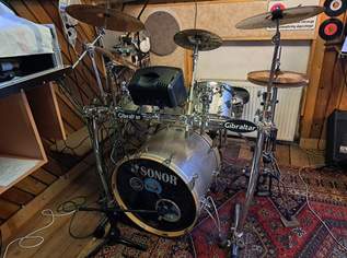 Schlagzeug Sonor Super Edition Silver, 1900 €, Marktplatz-Musik & Musikinstrumente in 5023 Salzburg