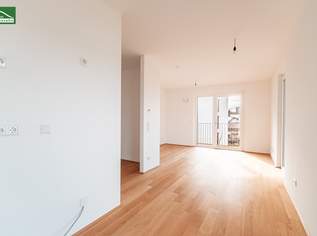 Hervorragende Raumaufteilungen im begehrte Niedrig-Energie-Standard – Grün – grüner – Hirschfeld, 282000 €, Immobilien-Wohnungen in 1210 Floridsdorf