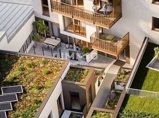 ERSTBEZUG mit großer Terrasse im Innenhof – moderne 2-Zimmer-Wohnung, 345700 €, Immobilien-Wohnungen in 1220 Donaustadt