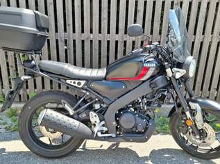 Yamaha XSR 125 – Top gepflegt | Nur 4.861 km | Unfallfrei | Retro-Look, 3990 €, Auto & Fahrrad-Motorräder in 6112 Marktgemeinde Wattens