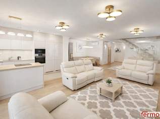 Exklusives zweigeschossiges Dachgeschoss-Penthouse mit Panoramaverglasung und großzügigen Terrassen in 1190 Wien – Döbling, 2950000 €, Immobilien-Wohnungen in 1190 Döbling