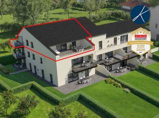 Großzügiger Dachgeschoßtraum mit 58m² Terrasse (Top 10) - Neubauprojekt am Kremser Steindl, 1149000 €, Immobilien-Wohnungen in 3500 Am Steindl
