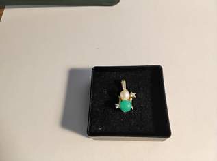 Graziler Perlenanhänger Silber/Jade, 50 €, Kleidung & Schmuck-Accessoires, Uhren, Schmuck in 1030 Landstraße