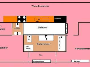 Helle und ruhige  Wohnung mit großer Terrasse in Zentrum-Nähe 