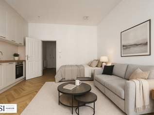 Klein, fein, erstklassig – 1-Zimmer-Wohnung im stilvollen Altbau, 199000 €, Immobilien-Wohnungen in 1100 Favoriten
