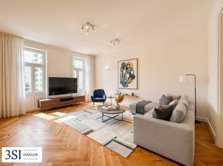 Topsanierte 3-Zimmer-Stilaltbauwohnung in großartiger Lage des 4. Wiener Gemeindebezirks, 519000 €, Immobilien-Wohnungen in 1040 Wieden