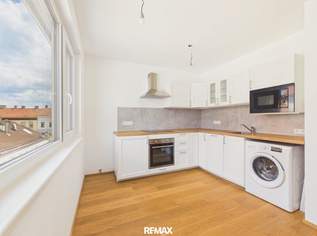 Erstbezug mit Loggia – 1,5-Zimmer-Neubauwohnung mit offenem Schlafbereich, 813.87 €, Immobilien-Wohnungen in 1230 Liesing