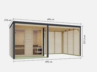 Sauna Haus exteriores , 5990 €, Marktplatz-Beauty, Gesundheit & Wellness in 1050 Margareten