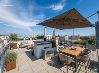 Exklusive DG-Maisonette mit Terrasse und spektakulärem Weitblick über Wien, 3490 €, Immobilien-Wohnungen in 1010 Innere Stadt