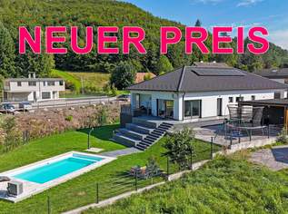 Perfekter Familienhit! Moderner Bungalow mit Pool in Wolfsgraben, 1390000 €, Immobilien-Häuser in 3012 Gemeinde Wolfsgraben