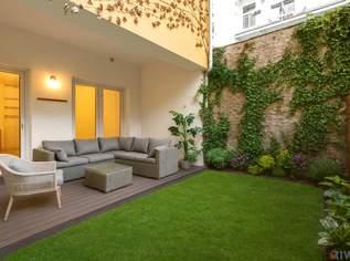 GARDEN IN THE CITY - ENTZÜCKENDE GARTENWOHNUNG MIT TERRASSE - TEILMÖBLIERT UND KOMPLETTKÜCHE - NÄHE MARIAHILFER STRASSE - SOFORT BEZIEHBAR, 449000 €, Immobilien-Wohnungen in 1060 Mariahilf GARDEN IN THE CITY - ENTZÜCKENDE GARTENWOHNUNG MIT TERRASSE - TEILMÖBLIERT UND KOMPLETTKÜCHE - NÄHE MARIAHILFER STRASSE - SOFORT BEZIEHBAR, 449000 €, Immobilien-Wohnungen in 1060 Mariahilf