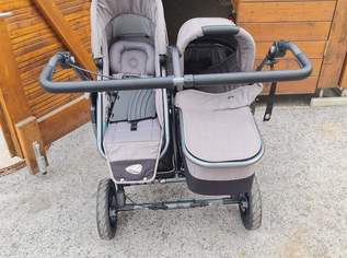 Zwillingskinderwagen, 250 €, Kindersachen-Sicherheit & Transport in 2602 Gemeinde Blumau-Neurißhof