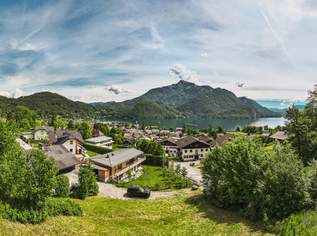 Traumblick am Wolfgangsee, Villengrundstück mit bewilligter Projektierung, 895000 €, Immobilien-Grund und Boden in 5340 Sankt Gilgen