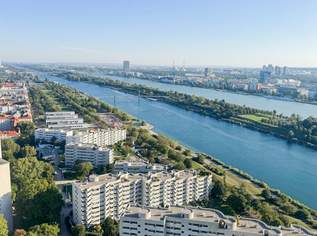 Exklusive möblierte Wohnung in den DANUBEFLATS mit phantastischem Ausblick, 1450 €, Immobilien-Wohnungen in 1220 Donaustadt