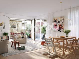 Viel Platz, viel Freifläche, viel Grün: NEU zwischen Rosenhügel und Liesingbach, 369000 €, Immobilien-Wohnungen in 1230 Liesing