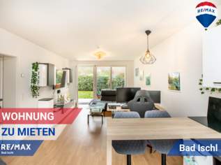 ZU MIETEN! Neuwertige Erdgeschosswohnung mit Terrasse, Garten, Tiefgarage und großem Kellerabteil in Bad Ischl, 1100 €, Immobilien-Wohnungen in 4820 Bad Ischl