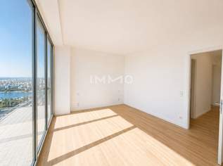 44. Etage - Hoch oben mit Weitblick: DC2 Tower: SKY RESIDENCES, 2700 €, Immobilien-Wohnungen in 1220 Donaustadt