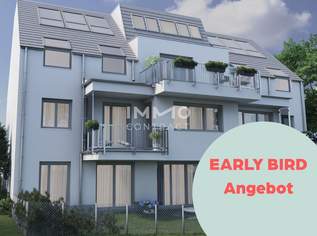 Provisionsfrei: Familiäres Wohnen in grüner Ruhelage – 4 Zimmer + 2 Terrassen, 654300 €, Immobilien-Wohnungen in 1220 Donaustadt