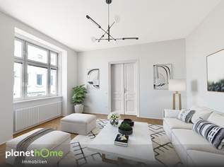 Altbauflair mit Stil: 2-Zimmer-Wohnung auf 72 m², Klimaanlage & topmodernes Bad!, 299000 €, Immobilien-Wohnungen in 1150 Rudolfsheim-Fünfhaus