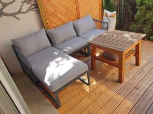 Gartenlounch Grau Aluminium