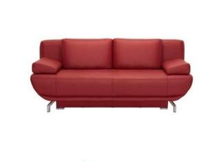 Gepflegte Echtledersofa in WeinRot Gepflegte Echtledersofa in WeinRot