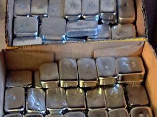 5kg  Zinnbarren Reinzinn Sn95Sb3Cu2 Lebensmittelzinn, Bleifrei., 185 €, Marktplatz-Antiquitäten, Sammlerobjekte & Kunst in 2700 Wiener Neustadt