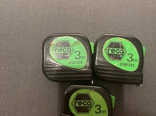Reca Rollmeter 3 Stück je 3 Meter, 3 €, Haus, Bau, Garten-Hausbau & Werkzeug in 6410 Marktgemeinde Telfs