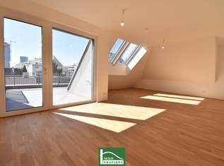 Eine ganz besondere Wohnung für Sonnenanbeter (Anlegerpreis - Netto) - hell im DG mit Küche und Klima-Vorbereitung - sofort beziehbar, 470645 €, Immobilien-Wohnungen in 1220 Donaustadt