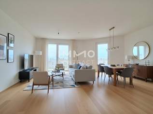 Erstbezug im Hirschfeld: Stilvolle 3-Zimmer-Wohnung mit XXL-Balkon und Geothermie-Komfort, 403000 €, Immobilien-Wohnungen in 1210 Floridsdorf