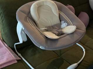 Neugeborenenaufsatz & Wippe für Hochstuhl, Stretch Beige, 50 €, Kindersachen-Sicherheit & Transport in 7000 St. Georgen am Leithagebirge