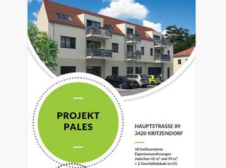++ SMARTE ZWEI Zimmer mit BALKON ++ Kritzendorf, 209900 €, Immobilien-Wohnungen in 3400 Gemeinde Klosterneuburg