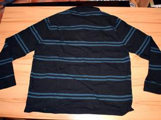 Herren Sweatshirt Marke C&A blau/ türkis gestreift Größe XXL