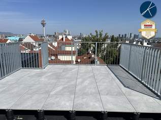 Superprojekt: ''Über den Baumwipfeln" TOP 52 mit PANORAMA-DACHTERRASSE & WIEN-BLICK, 679000 €, Immobilien-Wohnungen in 1100 Favoriten
