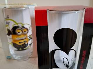 Trinkgläser neu, Mickey Mouse und Minions, 5 €, Haus, Bau, Garten-Geschirr & Deko in 1160 Ottakring Trinkgläser neu, Mickey Mouse und Minions, 5 €, Haus, Bau, Garten-Geschirr & Deko in 1160 Ottakring