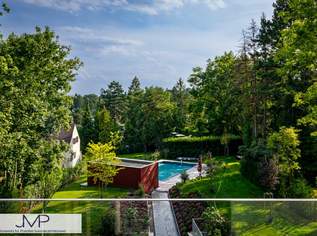 Modernes Luxusrefugium mit 5 Zimmern und großem Outdoor-Pool!, 2562000 €, Immobilien-Wohnungen in 1180 Währing