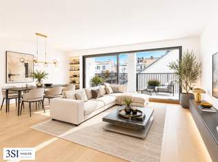 Historischer Charme, moderne Eleganz: Luxus Dachgeschosswohnung auf einer Ebene mit zusätzlicher Sonnenterrasse!, 1319000 €, Immobilien-Wohnungen in 1090 Alsergrund