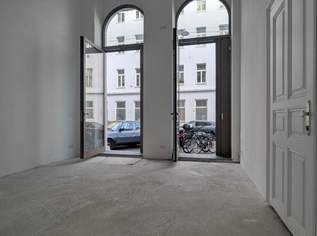 Attraktive, kompakte Geschäftsfläche in der Weyringergasse - schnell sein & bei den Ausbauarbeiten mitsprechen!, 648 €, Immobilien-Gewerbeobjekte in 1040 Wieden