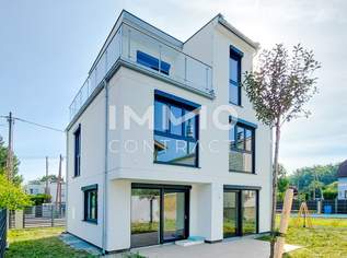 Modernes Wohnjuwel am Bruckhaufen – 3-geschoßiges Haus mit großem Garten & Keller – provisionsfrei, 1499900 €, Immobilien-Häuser in 1210 Floridsdorf