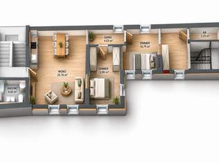 3-Zimmer-Wohnung in zentraler Lage mit Garagenplatz, 190632 €, Immobilien-Wohnungen in 5280 Braunau am Inn 3-Zimmer-Wohnung in zentraler Lage mit Garagenplatz, 190632 €, Immobilien-Wohnungen in 5280 Braunau am Inn