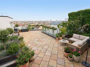 Dachgeschoß mit Blick von der Wohnebene, 6210 €, Immobilien-Wohnungen in 1060 Mariahilf Dachgeschoß mit Blick von der Wohnebene, 6210 €, Immobilien-Wohnungen in 1060 Mariahilf