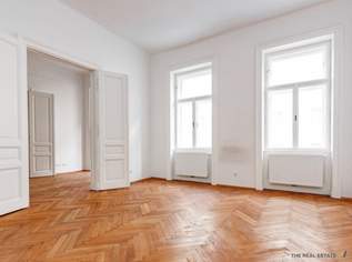 Klassische Altbau-Wohnung + Balkon im saniertem Stilaltbau, 990000 €, Immobilien-Wohnungen in 1040 Wieden