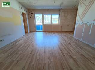 Geförderte 3-Zimmer-Wohnung mit großem Balkon! Unbefristet! Mietfreistellung gegen Selbstsanierung!, 648.28 €, Immobilien-Wohnungen in 3382 Loosdorf